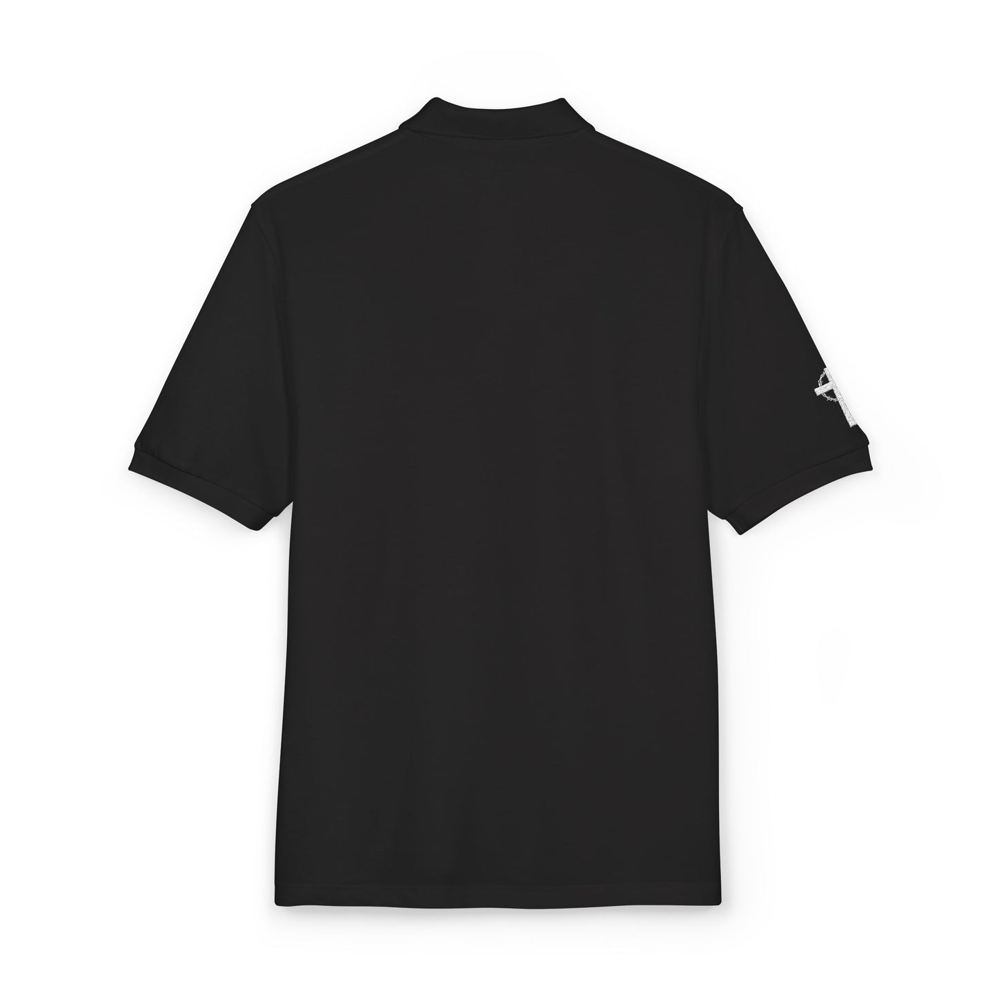 Flowza Polo (black+embroidery)